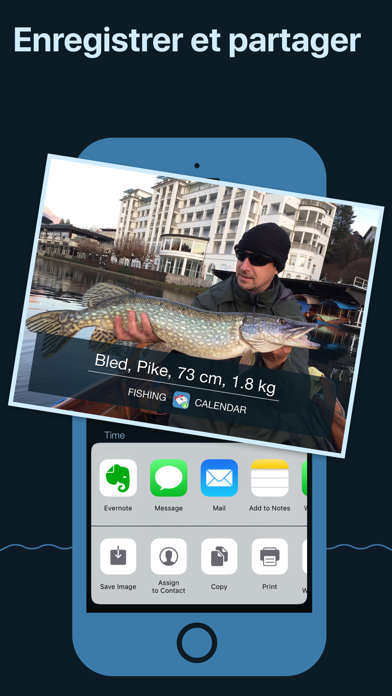 Screenshot #3 pour Fishing Calendar, Fish Finder