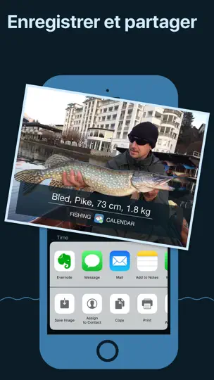 Capture d'écran de Fishing Calendar, Fish Finder sur iPhone 3