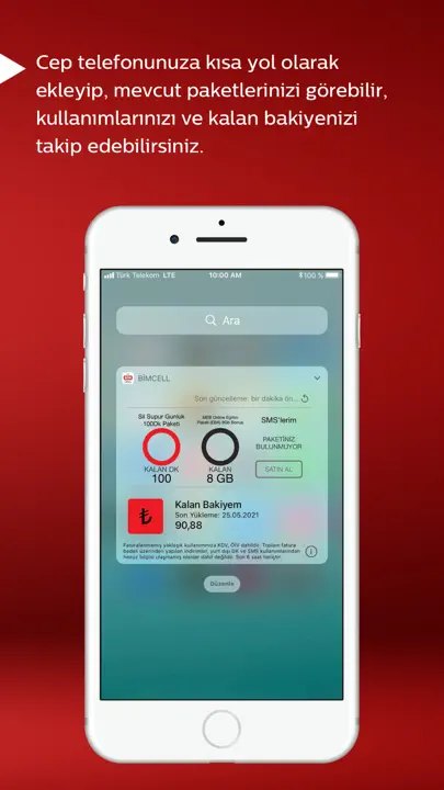BİMcell Online İşlemler iPhone Ekran Görüntüsü 5