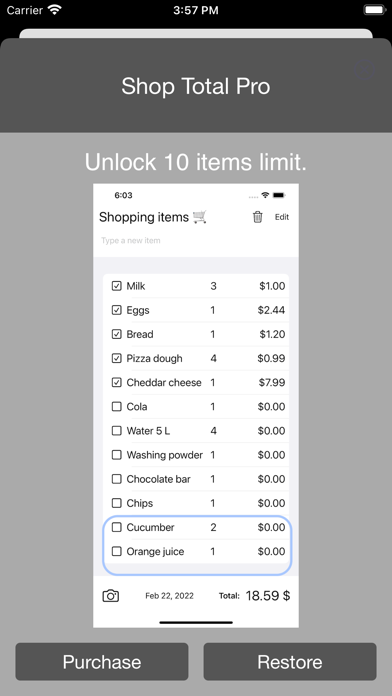 Shop Total Screenshot