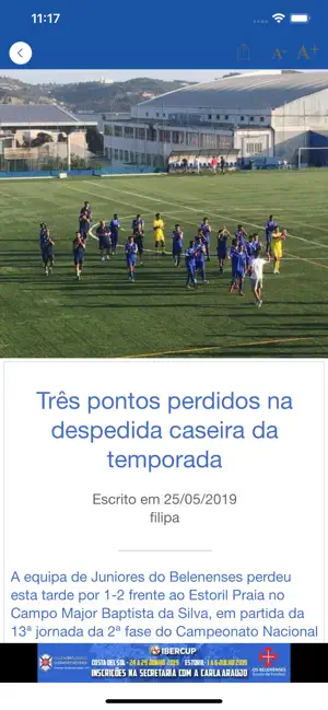 EF "Os Belenenses" screenshot 4