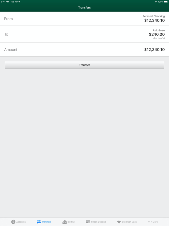 SouthPoint FCU iPad screenshot 4 - Business app