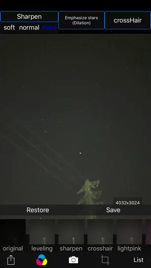 Capture d'écran de Starry Sky Camera sur iPhone 3