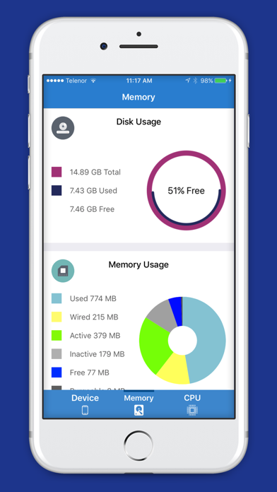 BaseStats: Phone & Device Info iPhone screenshot