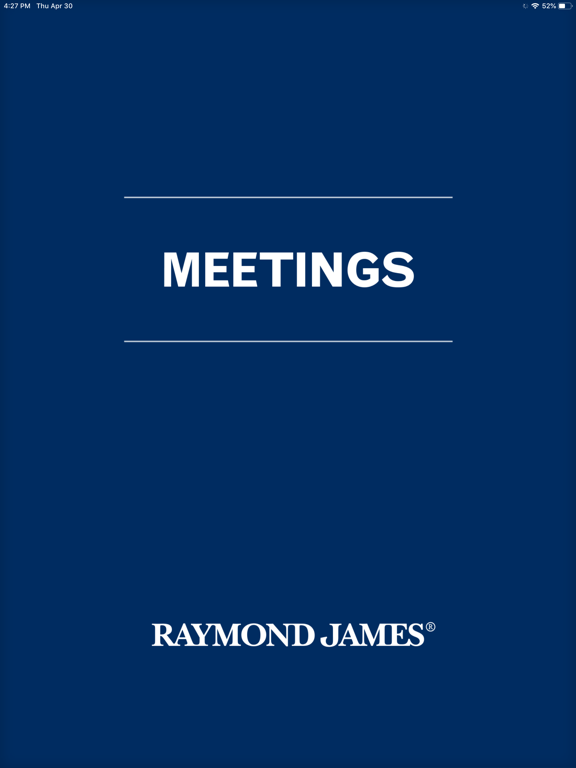 Screenshot #4 pour Raymond James Meetings