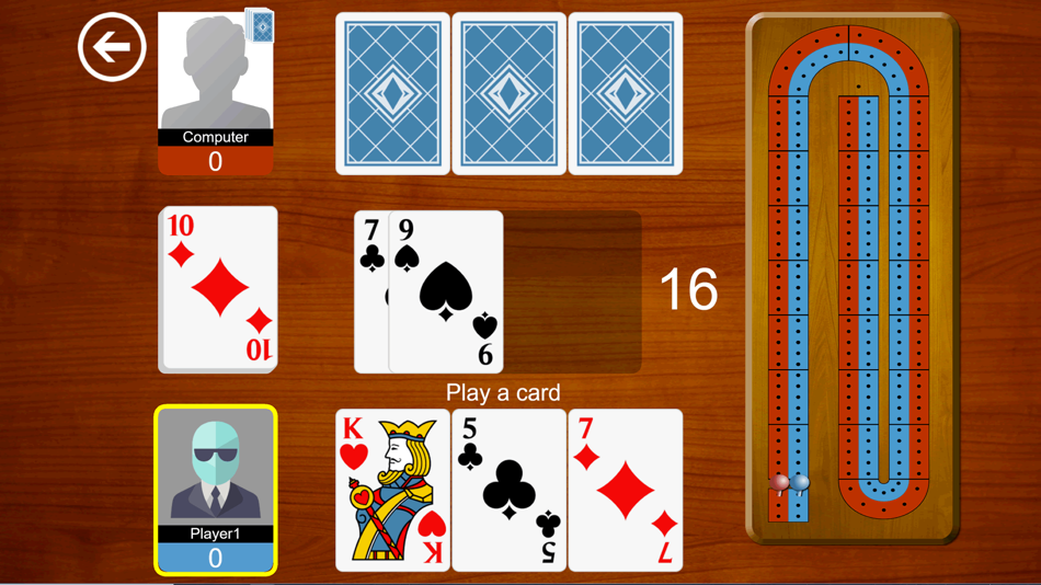 #1. Cribbage JD (iOS) By: JD SOFTWARE LLC