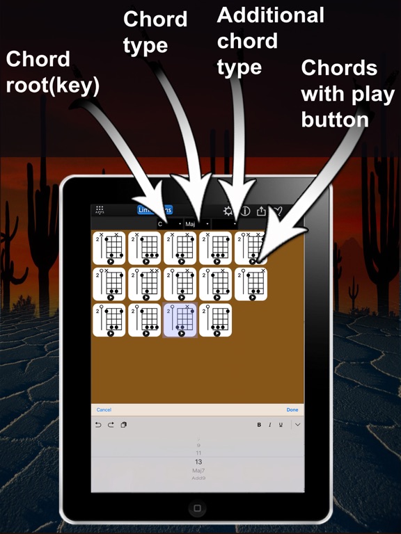 Screenshot #6 pour Banjo Chords Compass Lite