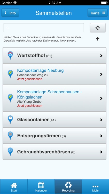 Landkreisbetriebe Abfallapp screenshot-3