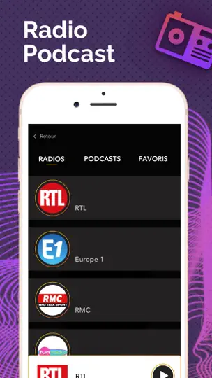 Capture d'écran de Radio Réveil : Horloge, Météo sur iPhone 2