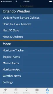 news 6 pinpoint weather iphone screenshot 4