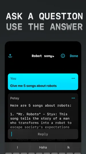 Petey - AI Chat for Watch screenshot 2