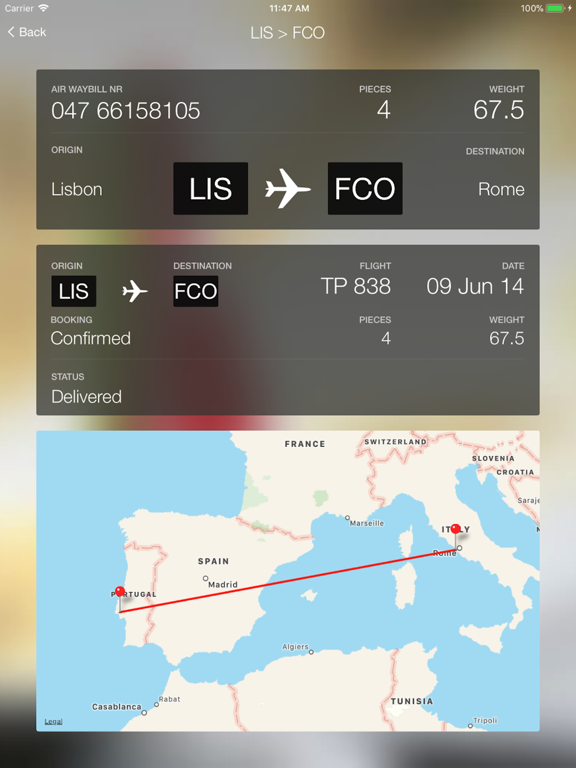Screenshot #6 pour TAP Cargo