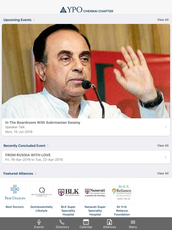 Screenshot #6 pour YPO Chennai Chapter
