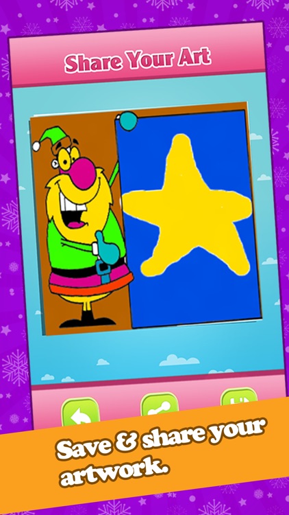 Christmas Gliter Coloring Book screenshot-3