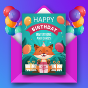 Invitaciones de cumpleaños ۬