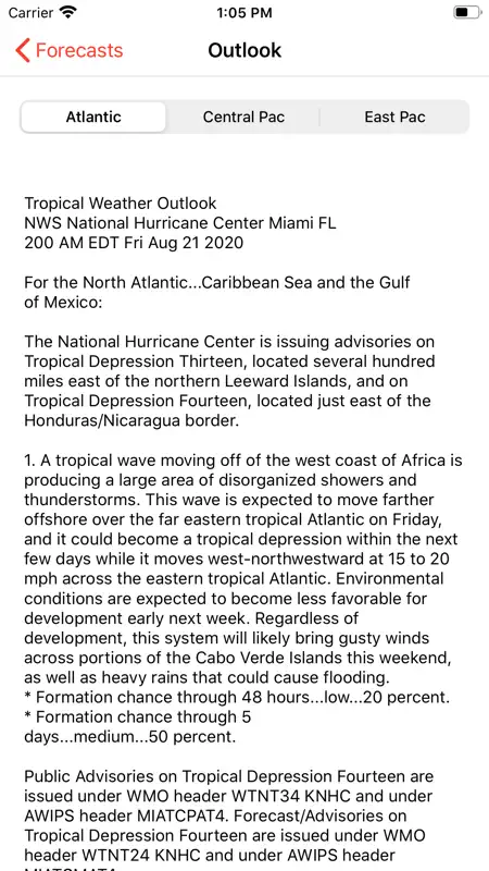 My Hurricane Tracker Pro screenshot 5 of 5