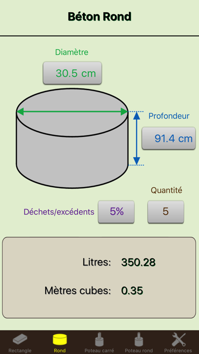 Screenshot #2 pour Béton élite de la calculatrice