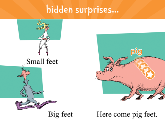 The Foot Book - Read & Learn iPad app afbeelding 3