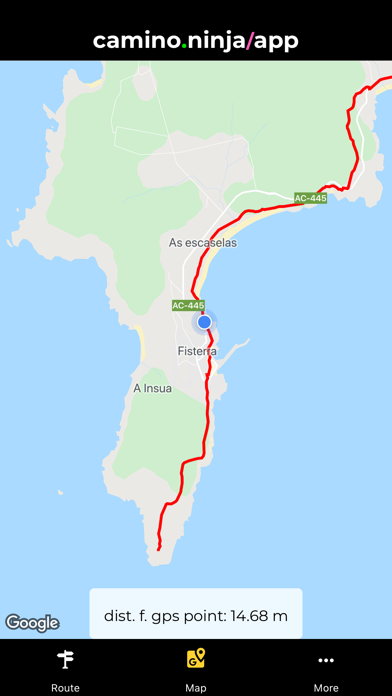 Camino Ninja App iPhone screenshot 6 - Travel app
