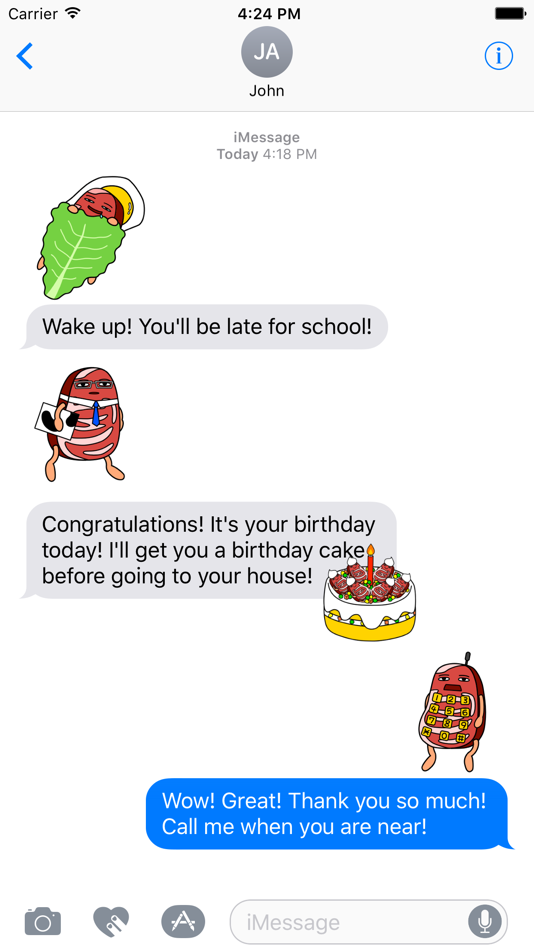 #1. TheNikuSticker (iOS) Podle: Toshiaki Nakamura
