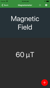 Physics Toolbox Magnetometer screenshot