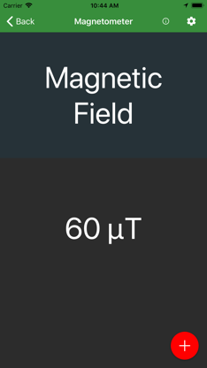 Physics Toolbox Magnetometer screenshot 1