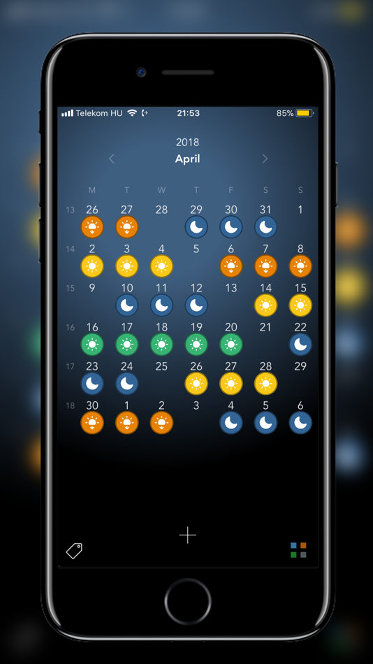 #1. Visual Calendar (iOS) 由: Mate Szoke