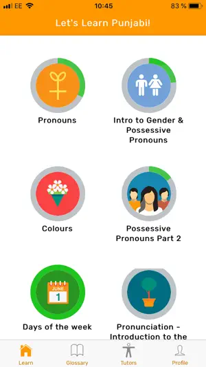 Fluently - Learn Punjabi screenshot 1