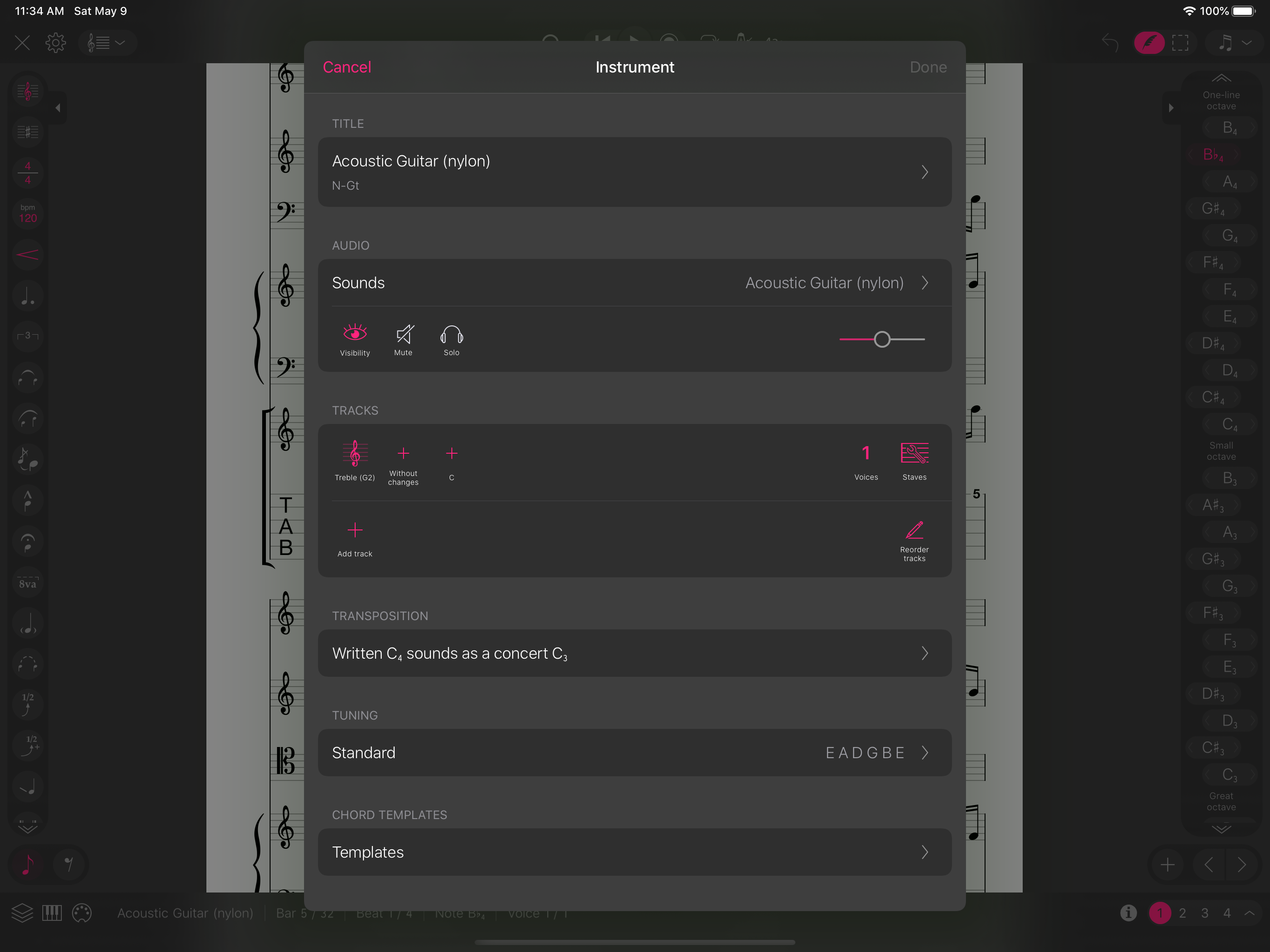 Staventabs: Compose & Notate