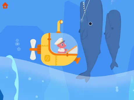 Submarino-dinosaurio infantil