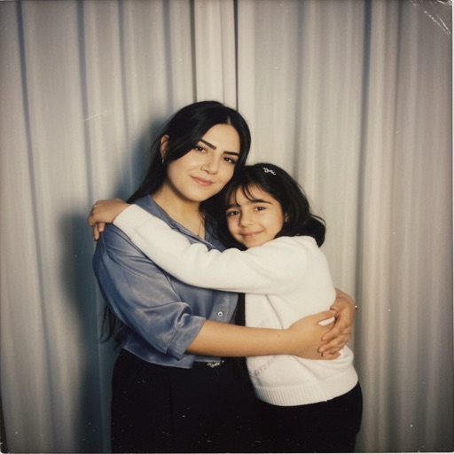 Hug My Younger Self: Polaroid