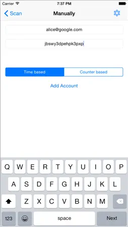 VU Mobile Token screenshot 3
