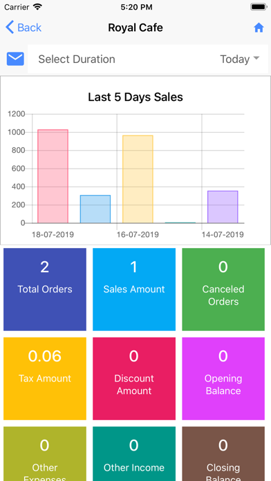 Screenshot #2 pour RoyalPOS Merchant