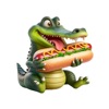 Hot Dog Alligator Stickers icon