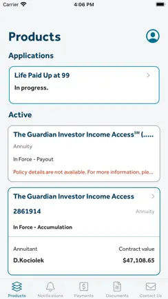 GUARDIAN® Accounts & Policies iPhone image 1