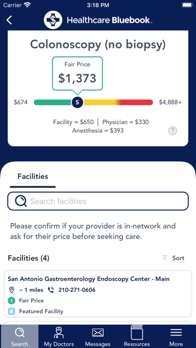 Healthcare Bluebook Screenshot