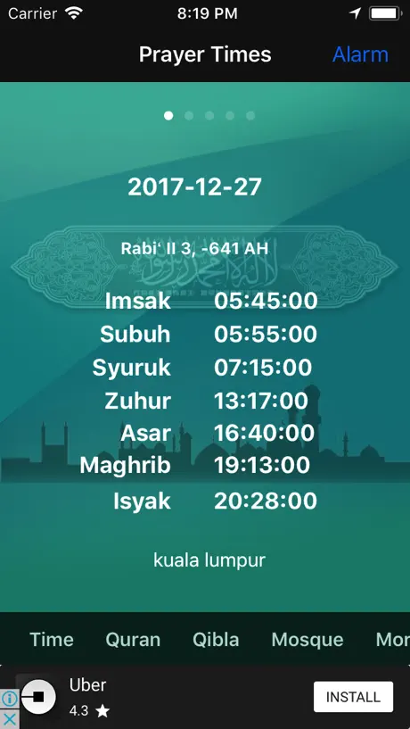 Solat Malaysia 2025
