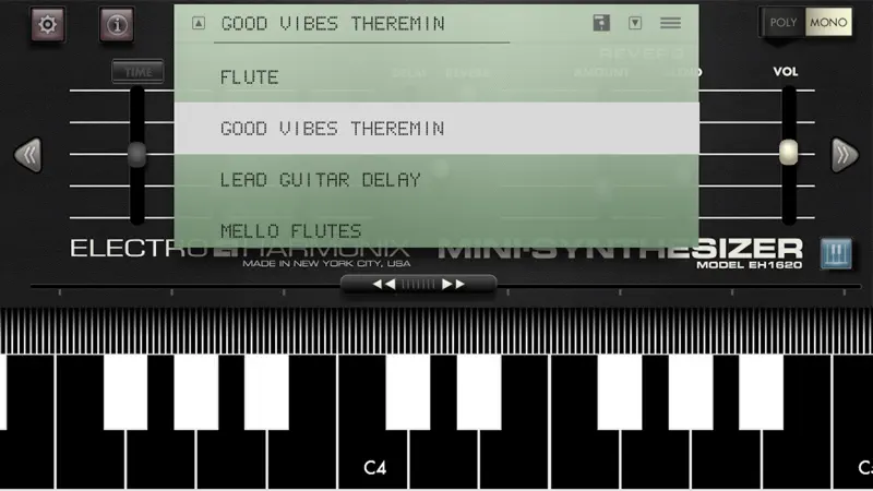 Mini Synthesizer for iPhone screenshot 3 of 5