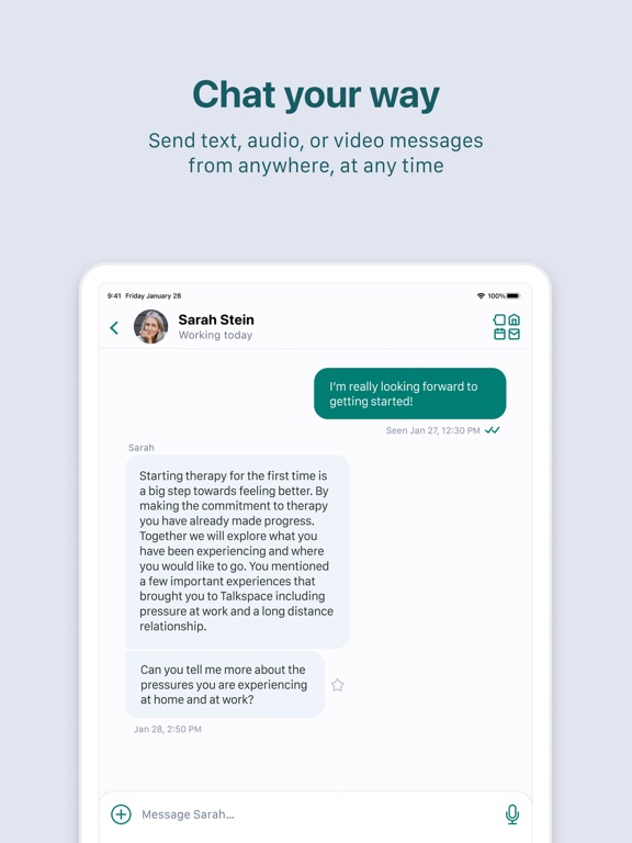 Talkspace Therapy and Supportのおすすめ画像3