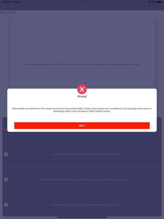 ACCUPLACER Study App: PrepLab iPad screenshot
