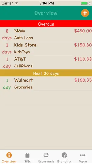 Скриншот Bills Monitor Ads на iPhone 2