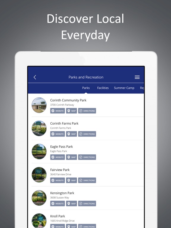 MyCorinth iPad screenshot 5 - Productivity app
