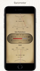 AWS Weather Station: barometer screenshot