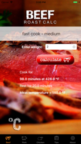 Roast Calc screenshot