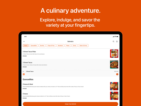 FooodDude iPad screenshot 2 - Food & Drink app