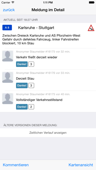 Screenshot #3 pour Stau1 - Staumelder