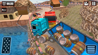 Snow Cargo Trailer Truck Drive Screenshot