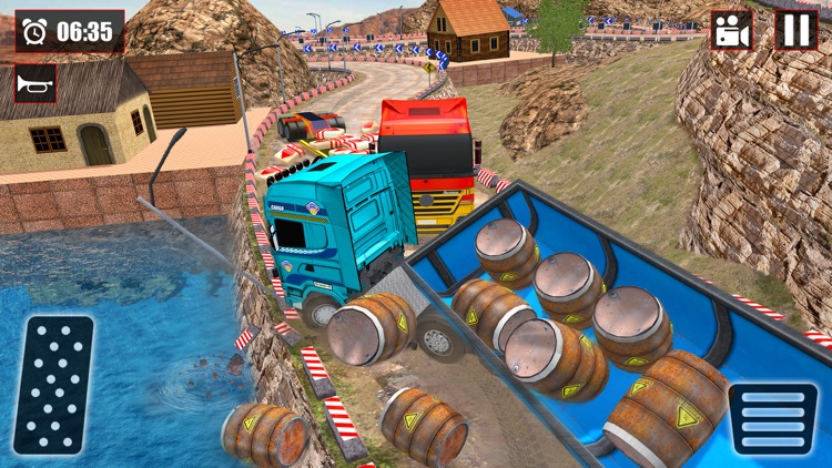 Snow Cargo Trailer Truck Drive screenshot-5