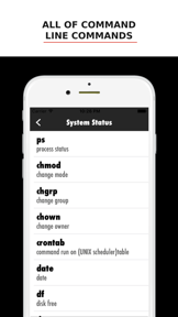 Unix/Linux CLI Commands screenshot