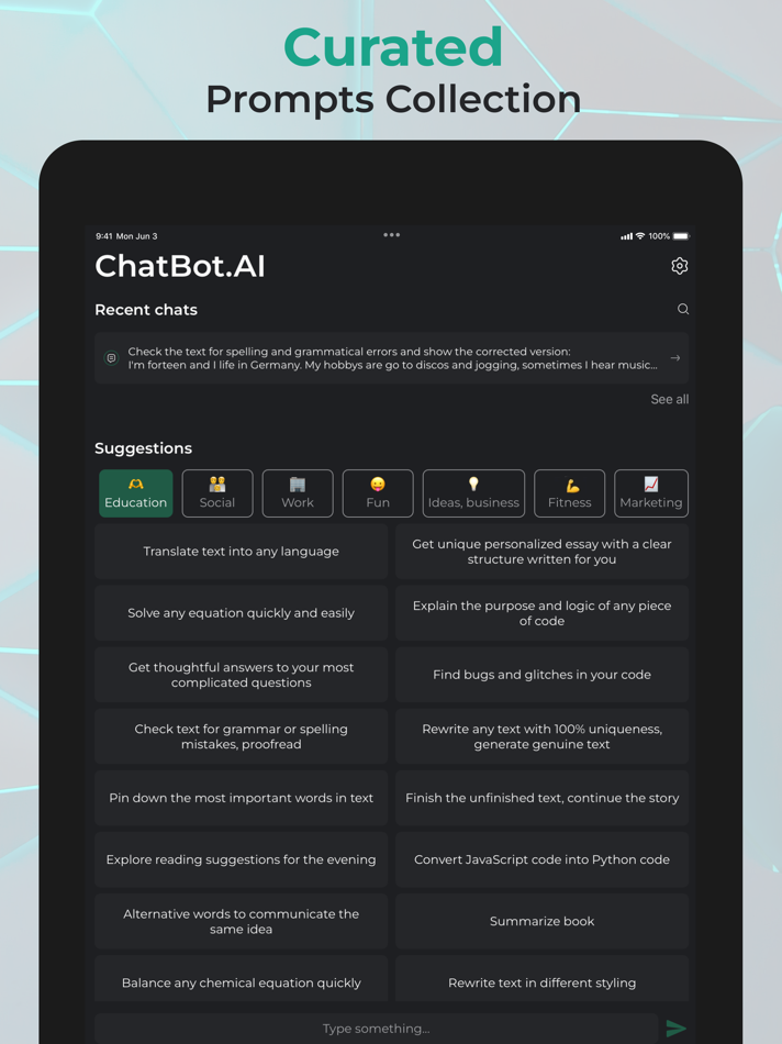 #3. ChatBot AI - Chat AI Assistant (iOS) By: Vladislav Kovalski